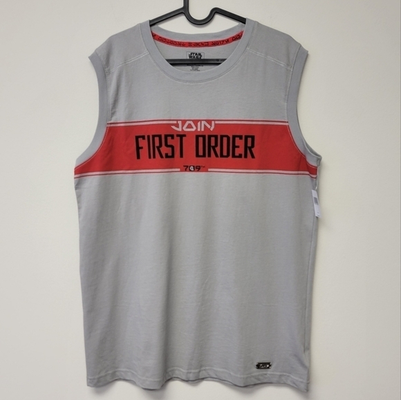 Star Wars Galaxy Edge Join First Order 709 tank top Gray L - Picture 1 of 6